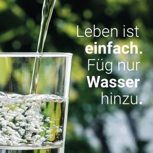 natürlich gesundes Wasser